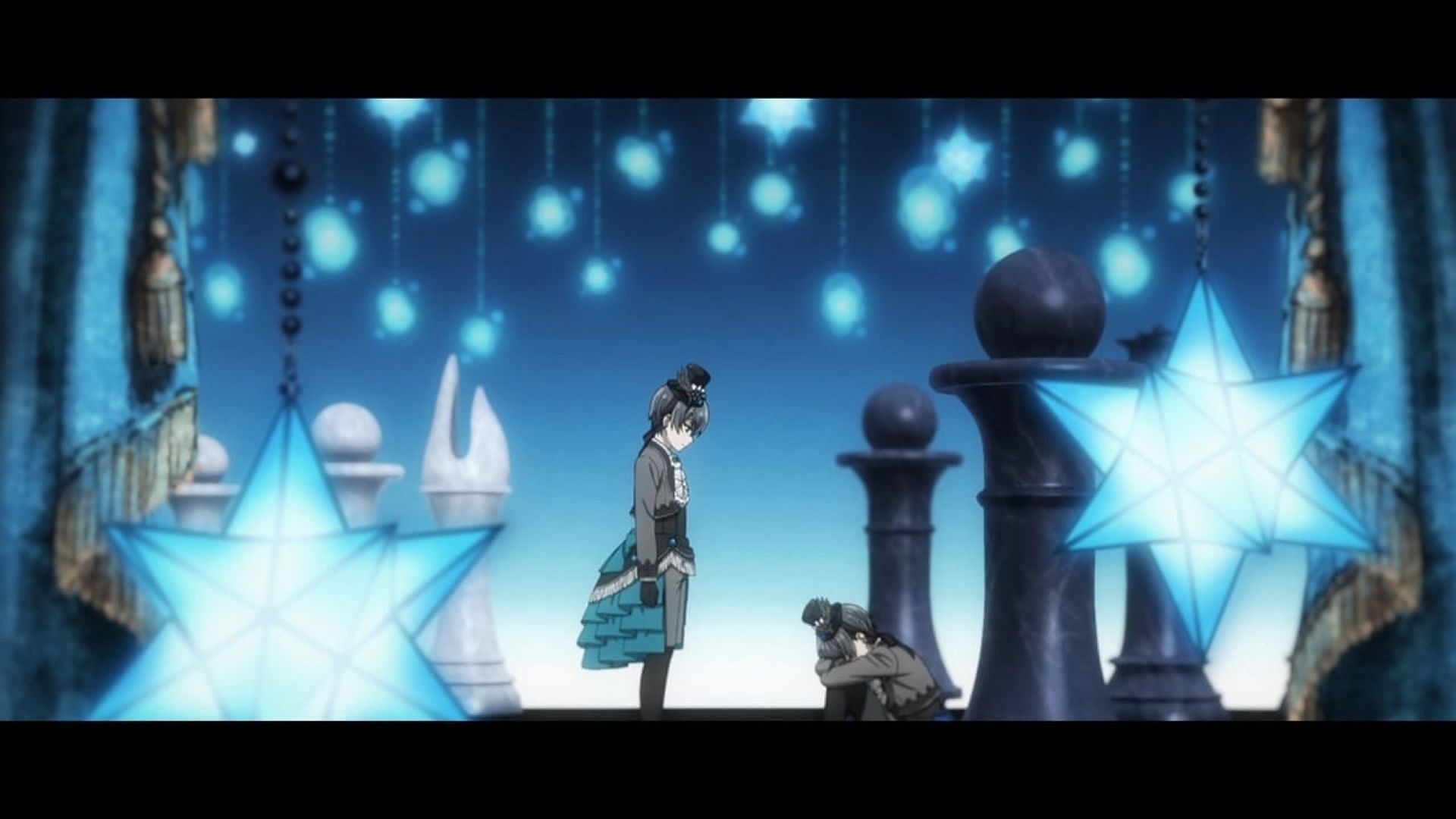 Ciel Phantomhive and his alter ego (Image via Cloverworks)